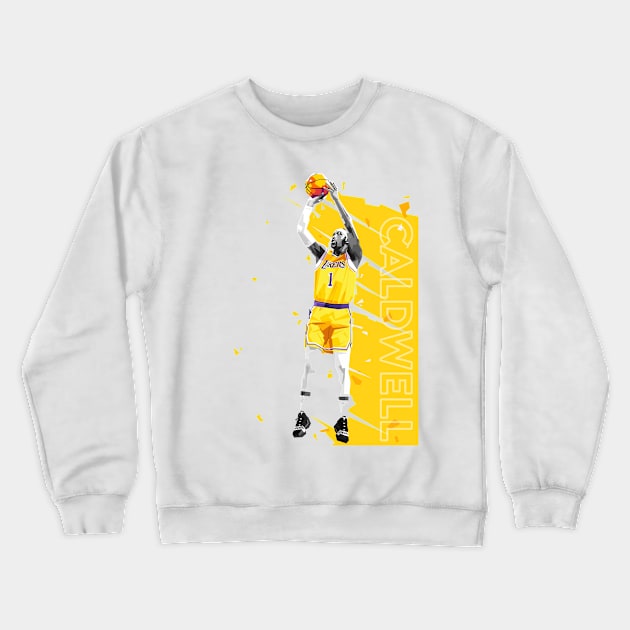 Caldwell Pope Shooting Crewneck Sweatshirt by dsatrio99